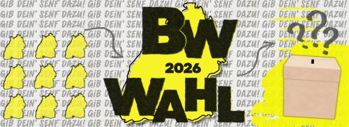 Zur Landtagswahl veranstaltet die stjg die "Gib dein' Senf dazu"-Tour