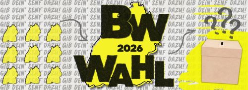 Zur Landtagswahl veranstaltet die stjg die "Gib dein' Senf dazu"-Tour